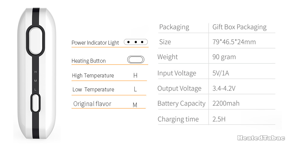 B2 Heater 2200mAh