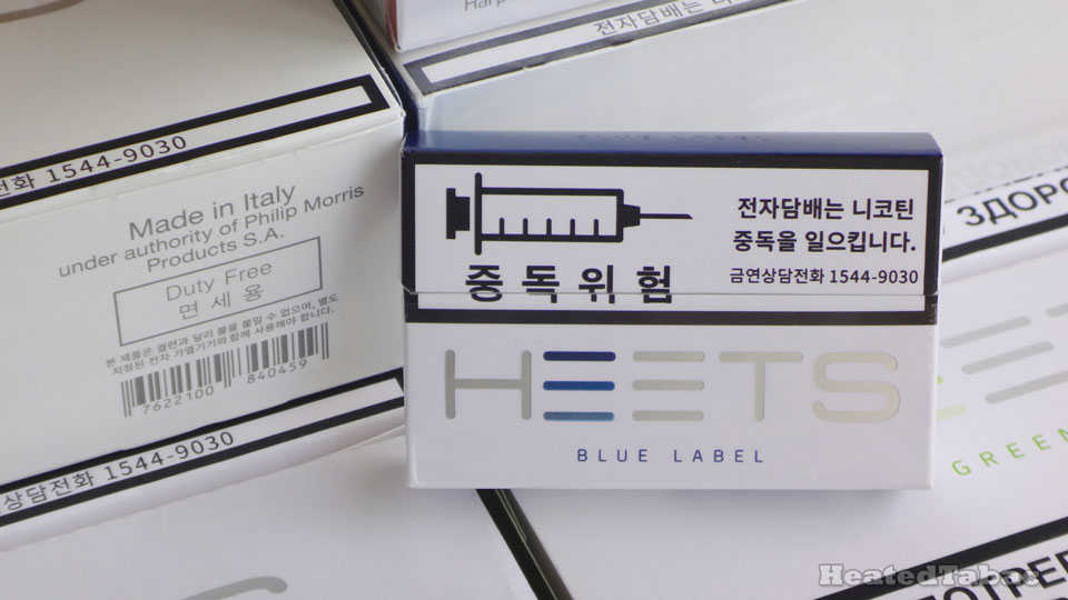 HEETS Blue Label 藍色濃薄菏煙彈 Made in Italy IQOS Heatsticks