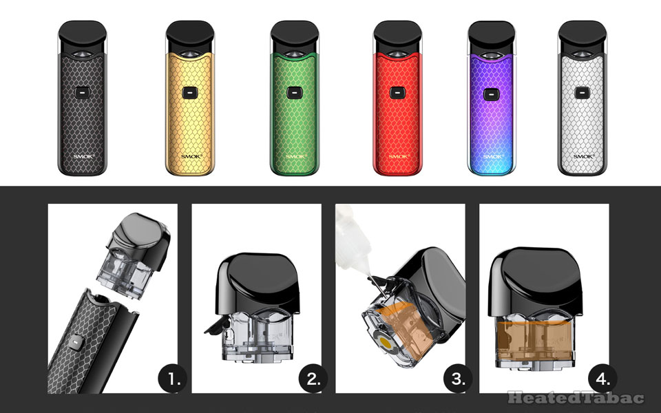 NORD SMOK 小煙扁煙 Podvape 輕易重覆加油