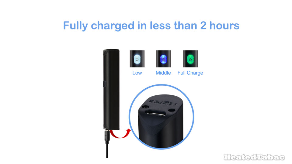 HiTaste Q1 充電 Micro-USB charging IQOS Alternative