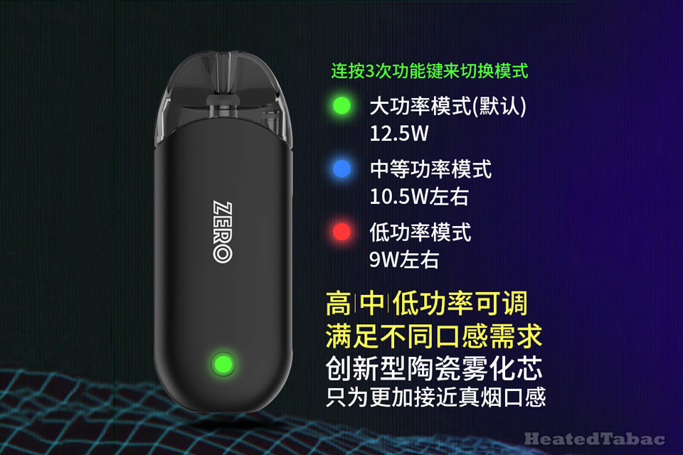 ZERO Vaporesso Renova Review 三檔可調輸出 |香港|Hong Kong